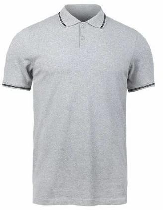 Grey Unisex Cotton Polo T-Shirt