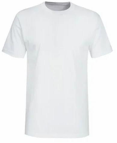 Mens White Polyester T-Shirt