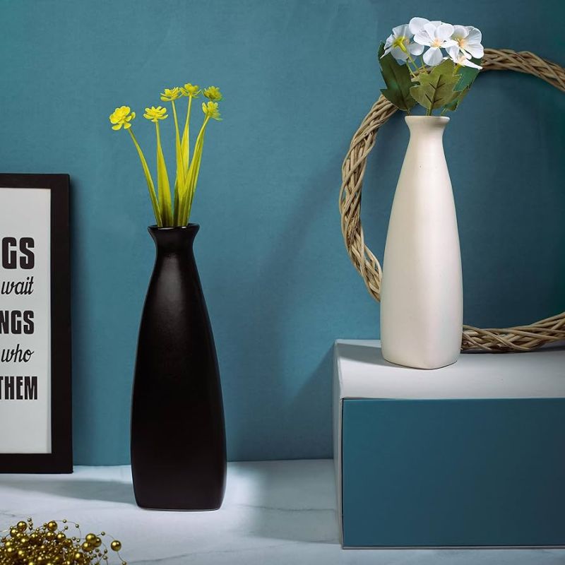 Ceramic Triangle Bottle Vase