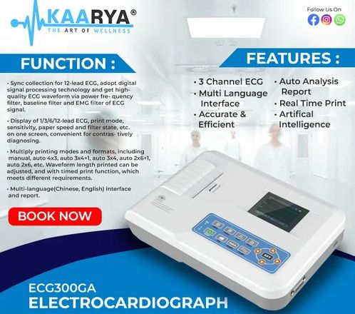 Kaarya 300GA ECG Machine