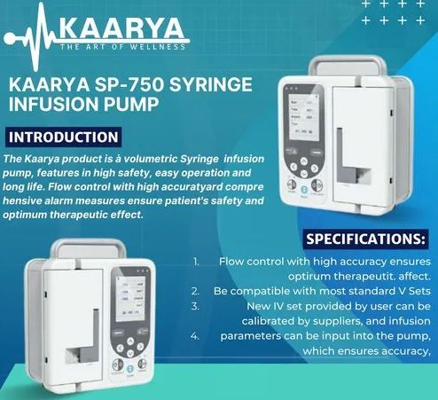 Kaarya SP-750 Syringe Infusion Pump