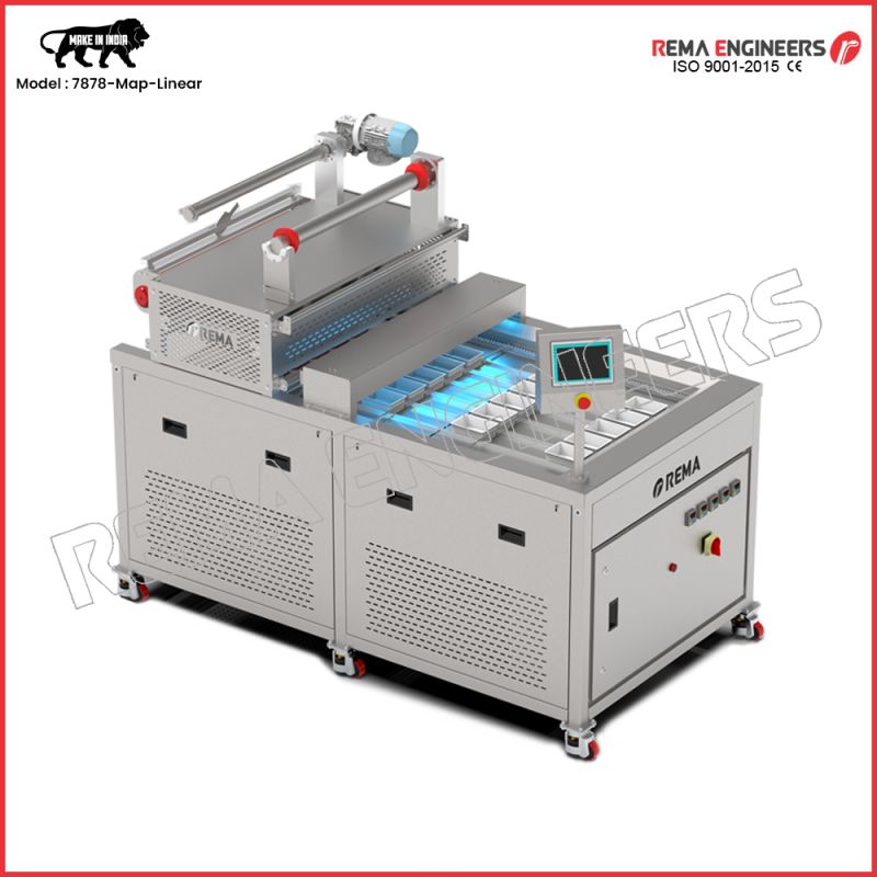 Automatic Linear Type Map Tray Sealing Machine