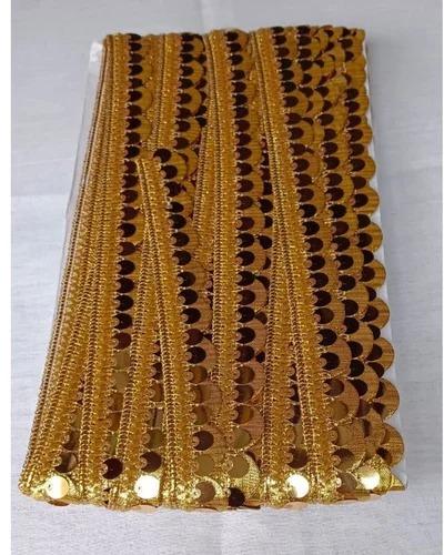 Golden Polyester Lace