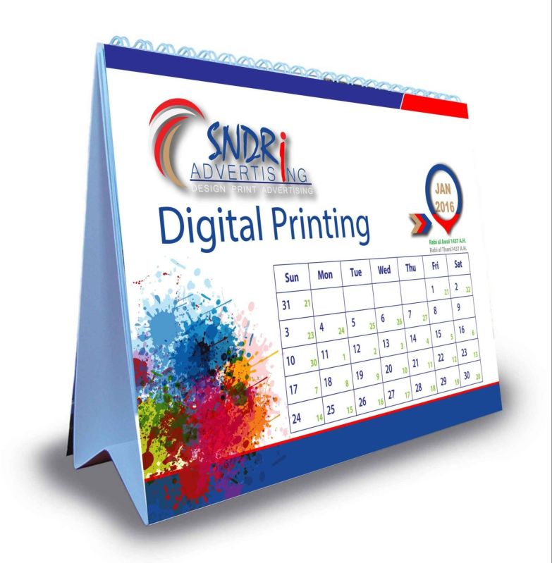 Table Calendar Printing Services