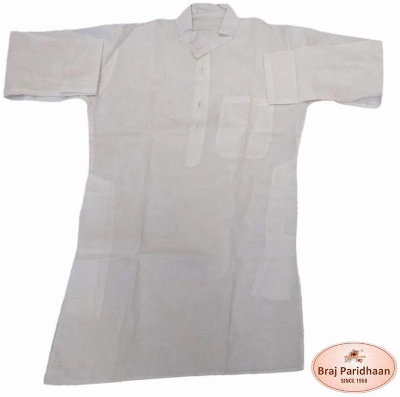 Cotton White Kurta