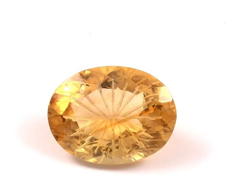 Citrine Oval Shaped Gemstone