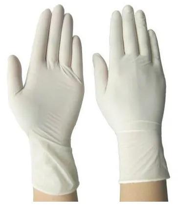 White Disposable Hand Gloves