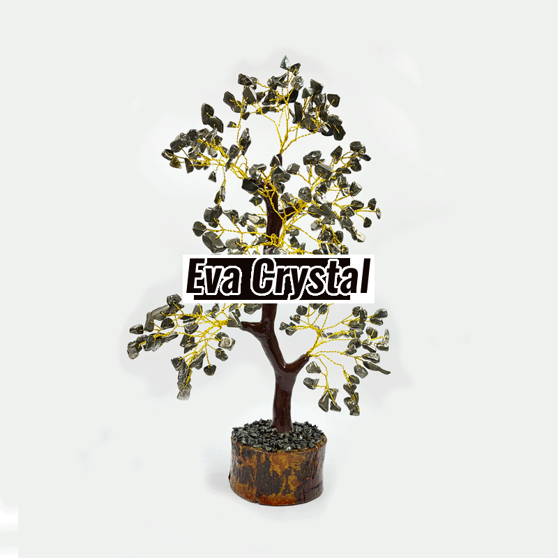 300 Beads Pyrite Gemstone Tree