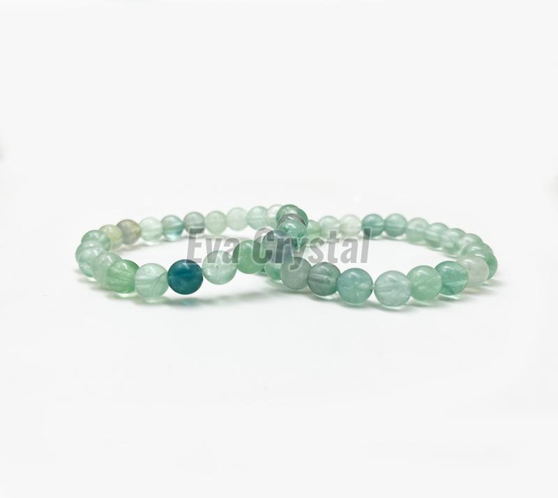 8mm Green Fluorite Bracelet