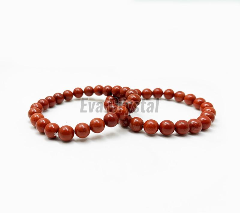 8mm Red Japer Bracelet