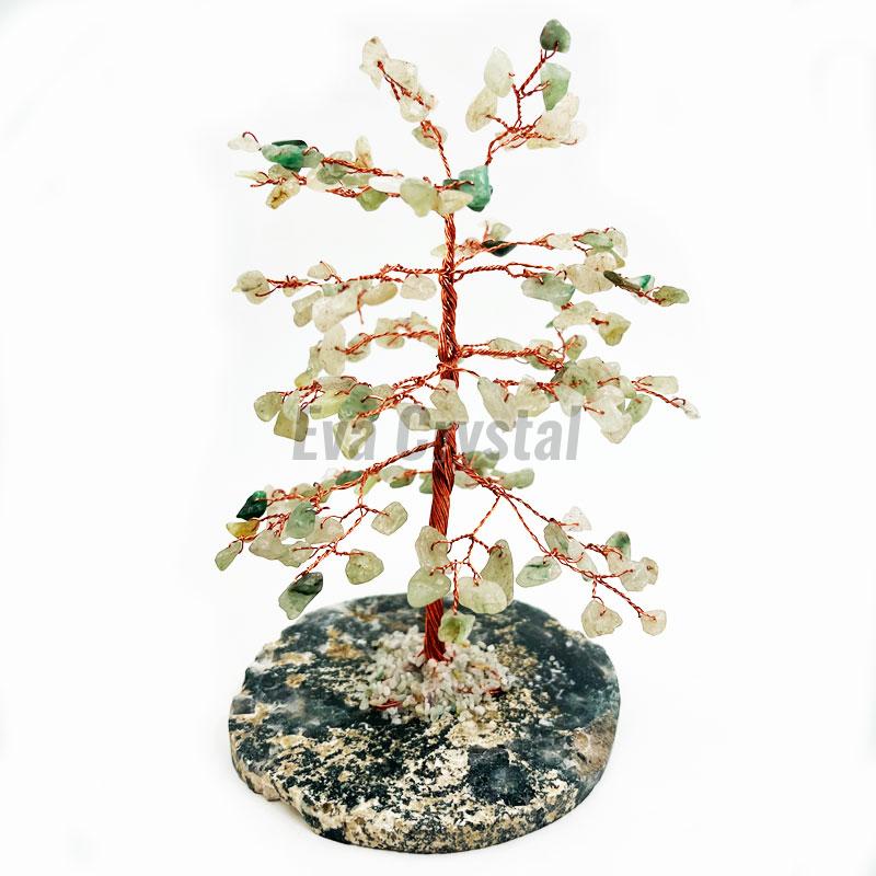 Green Aventurine Copper Gemstone Tree