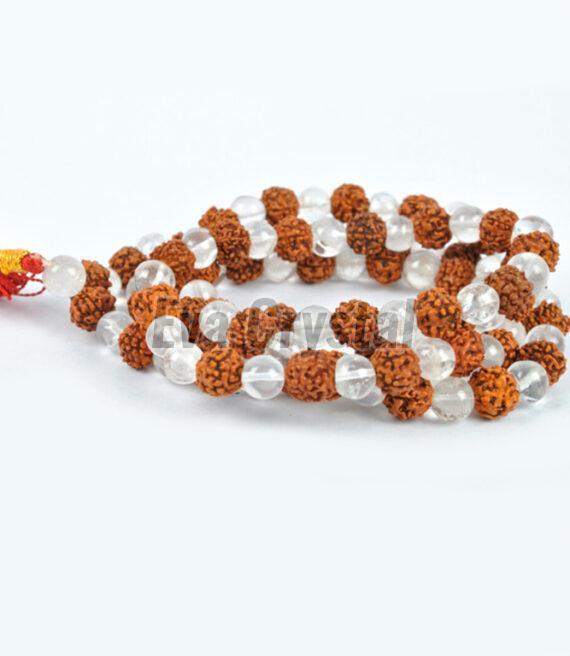 Rudraksha Sphatik Japa Mala