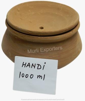 1000 Ml Terracotta Handi