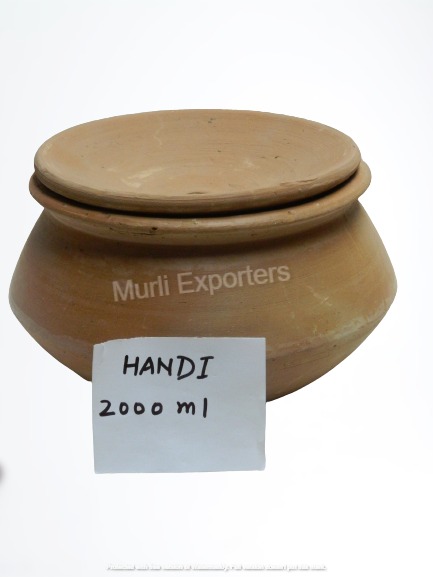 2000 Ml Terracotta Handi