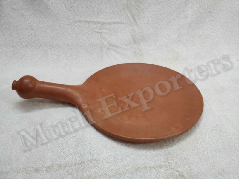 Terracotta Chapati Tawa with Handle