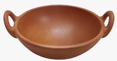 Terracotta Clay Kadai Mitti Handle