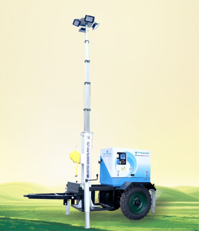 10 KVA Mobile Lighting Tower