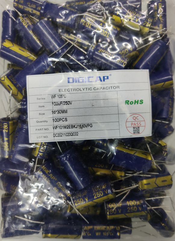 100 MFD - 250 VDC Capacitor