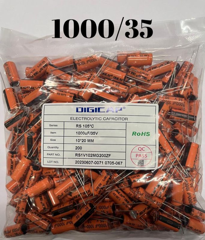 1000 MFD - 35 VDC Orange Capacitor