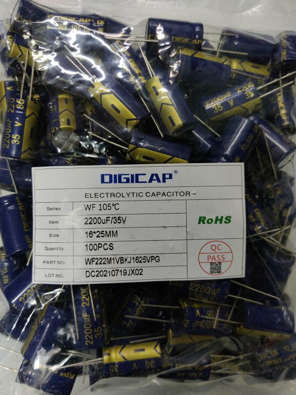 2200 MFD - 35V DC Electrolytic Capacitor