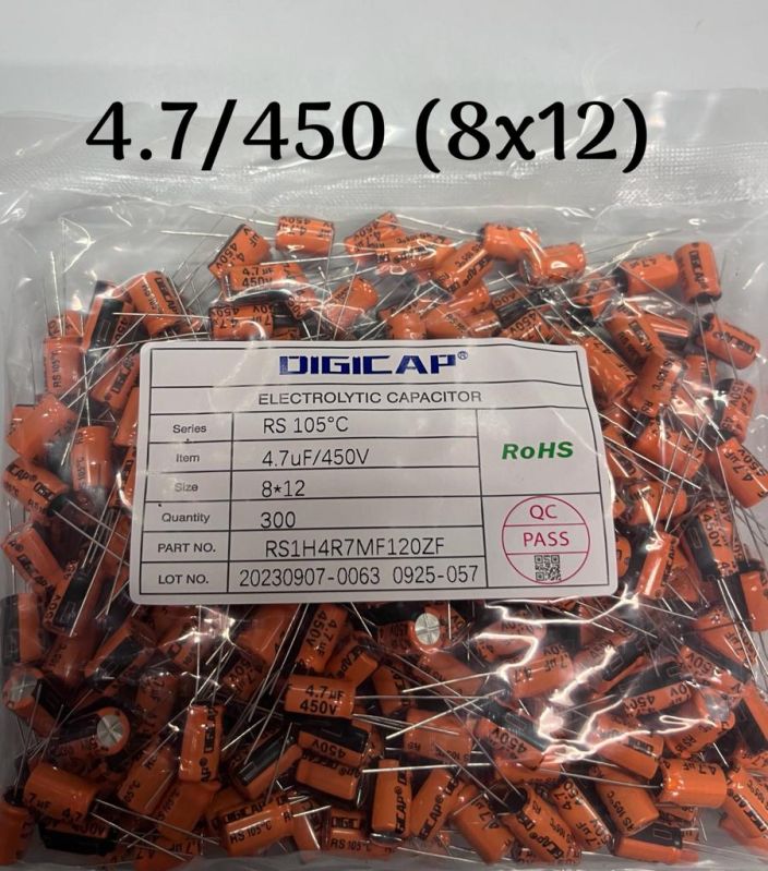 4.7 MFD - 450 VDC Orange Capacitor