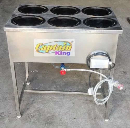 Stainless Steel 6 Pot Bain Marie