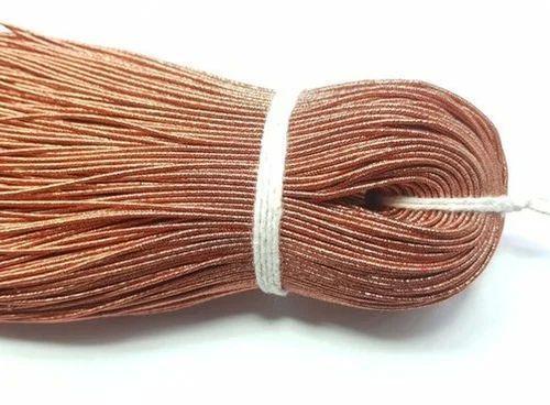 Polyester Copper Dapka Zari Thread