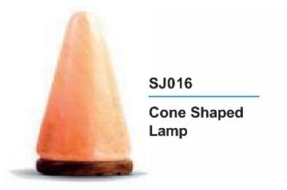 Cone Shaped Rock Salt Lamp