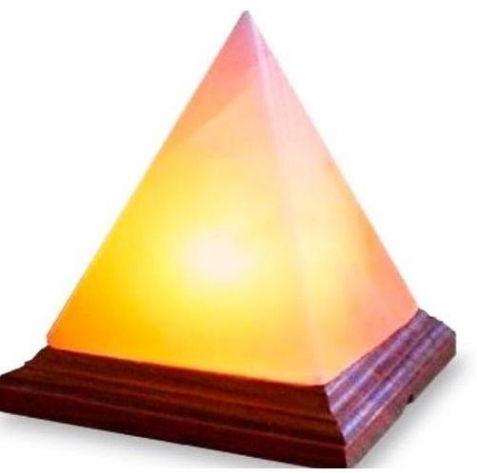 Pyramid Shape Rock Salt Lamp