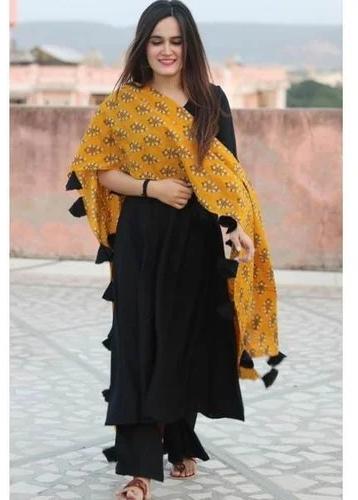 Chiffon Designer Kurti Palazzo Set