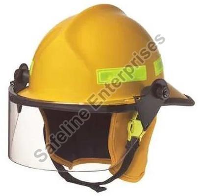 PVC Yellow International Fire Safety Halmet