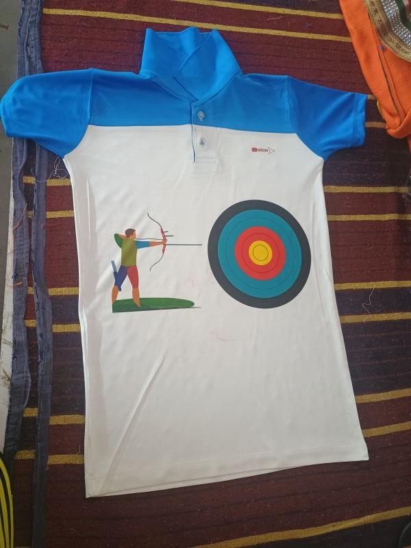 Archery Printed Polo T- Shirt