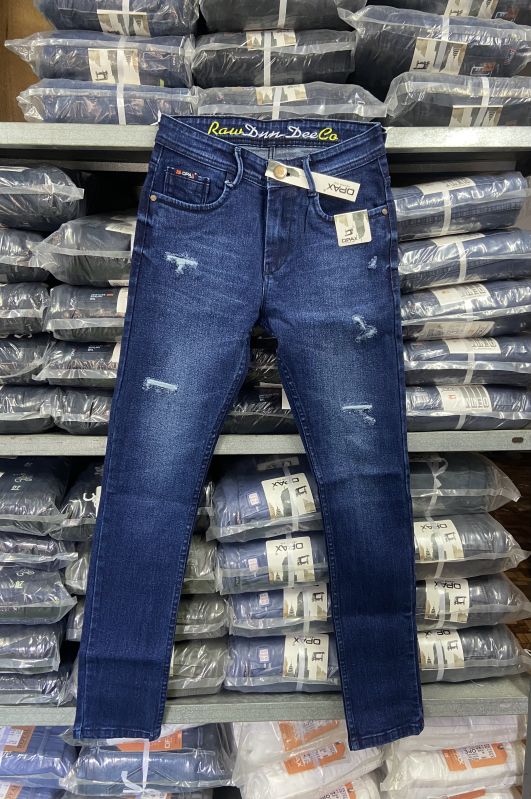 Mens Slim Fit Funky Jeans