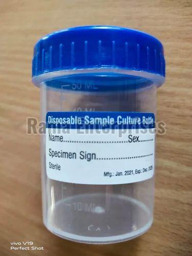 Plastic Urine Sample Container