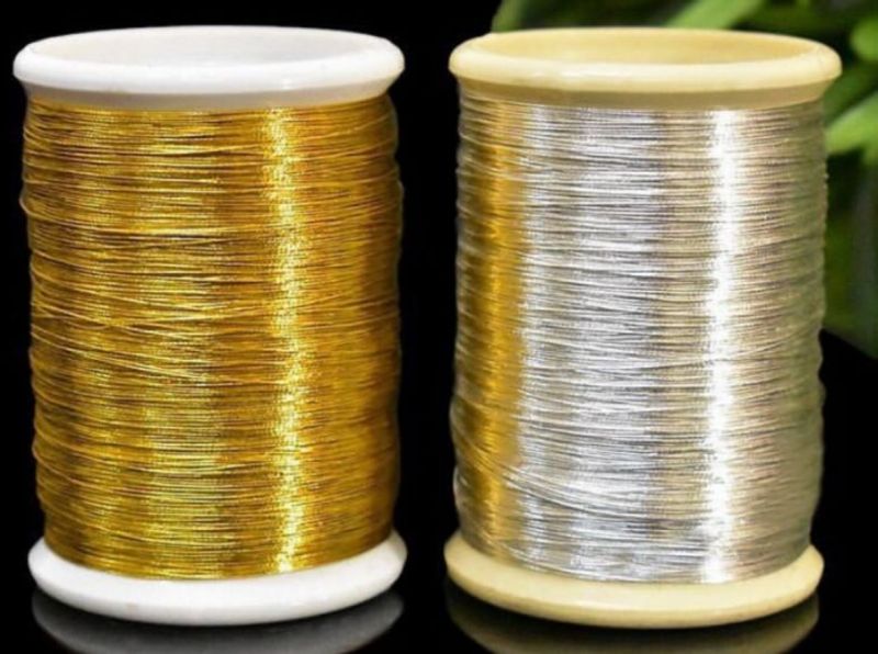 Golden Nylon Zari Thread