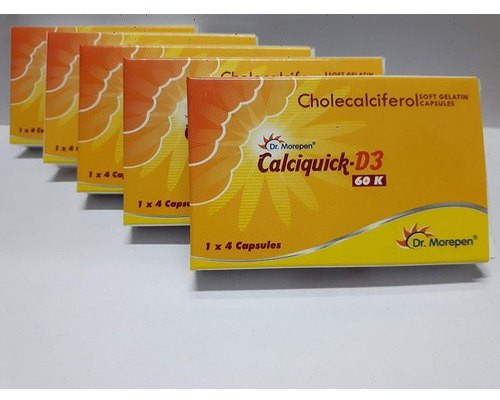 Calciquick D3 60k Capsules