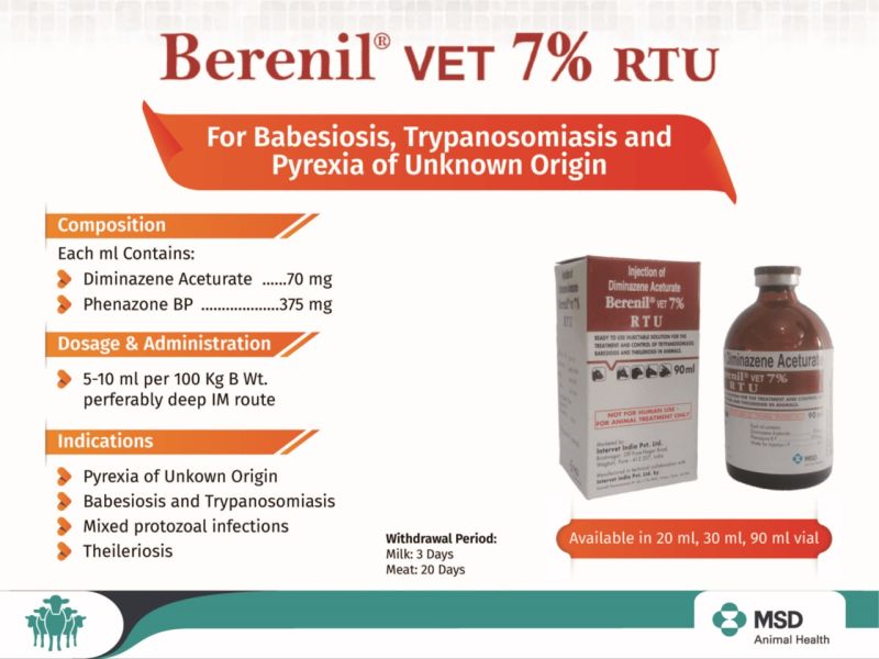 BERENIL RTU 7% INJ. 20ML