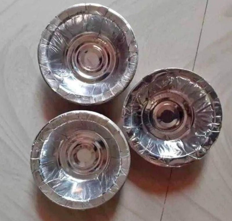 4.5 Inch Disposable Silver Paper Bowl