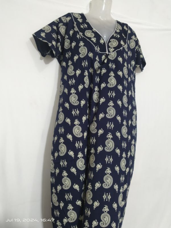 Ladies V Neck  Nighty
