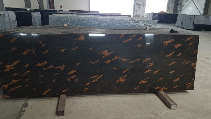 Fish Brown Granite Slab