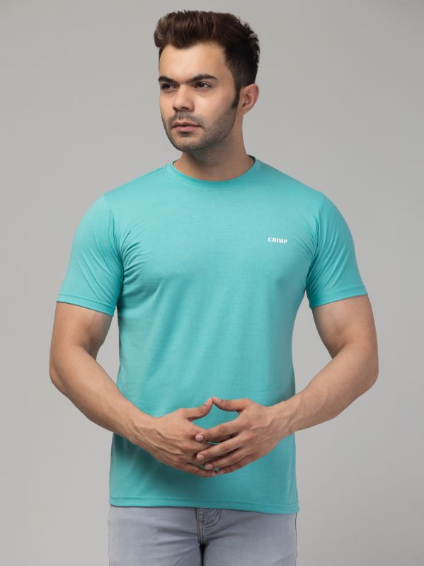 Green Men Round Neck T-Shirt