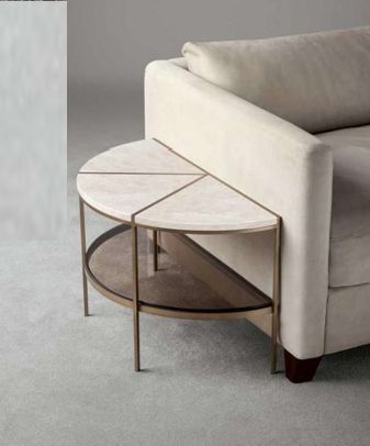 Modern PVD Coated Side Table