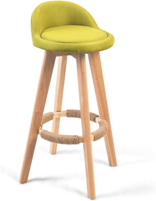 Wooden Legs High Bar Stool