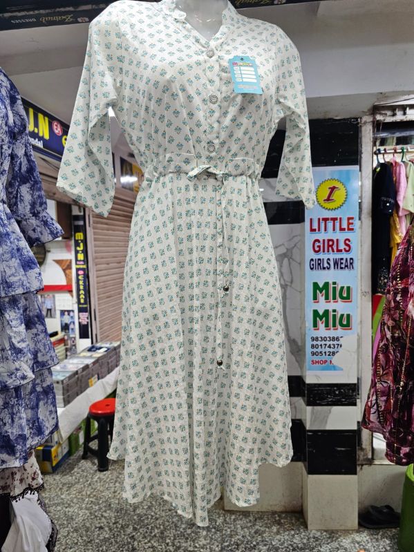 cotton midi dress