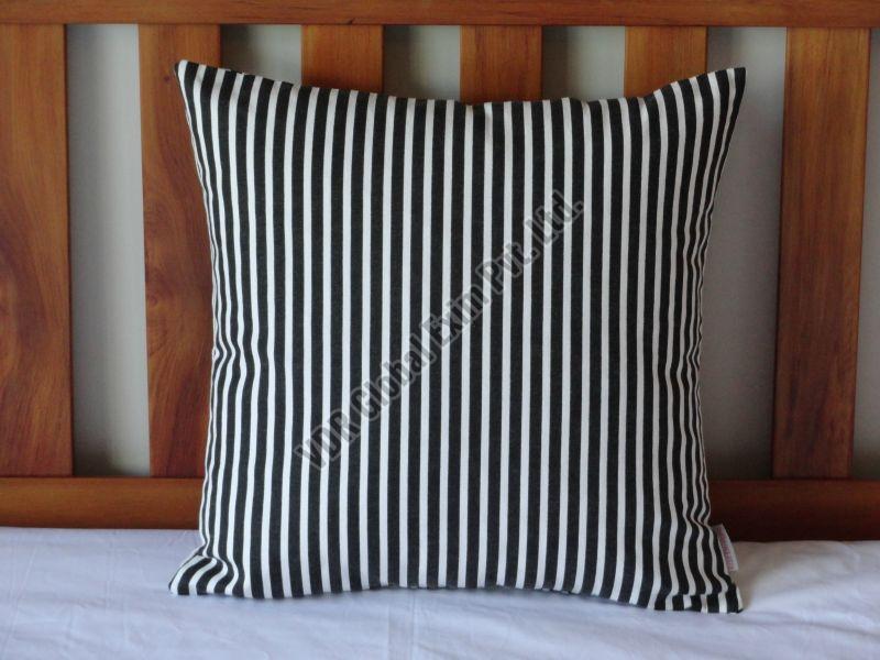 Cotton Striped Cushion Cover