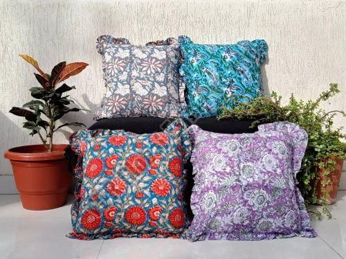 Printed Cotton Cushion Cover