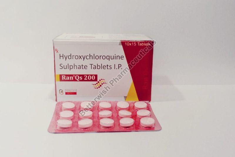 Hydroxychloroquine Sulphate 200mg Tablets