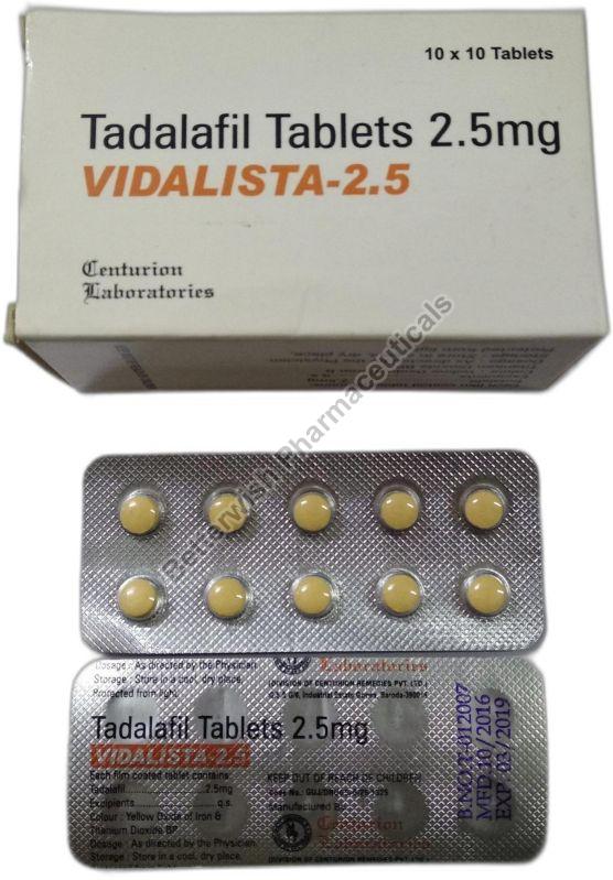 Vidalista 2.5mg Tablets