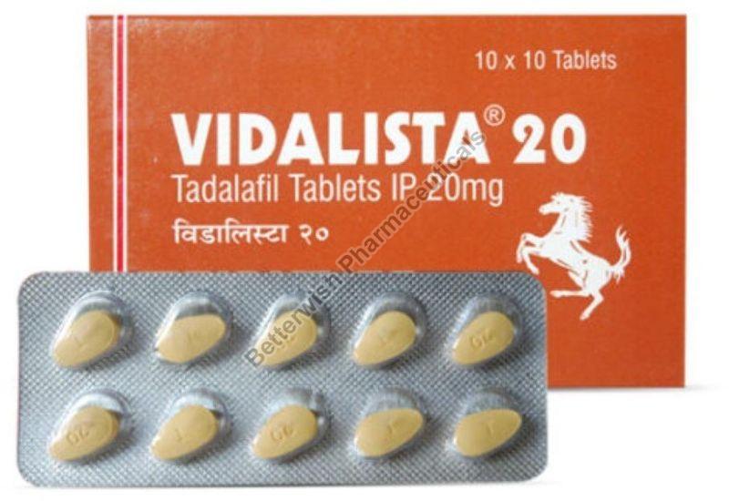 Vidalista 20mg Tablets
