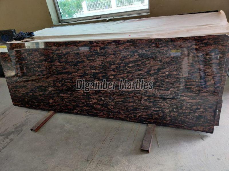 Brown Pearl Granite Slab